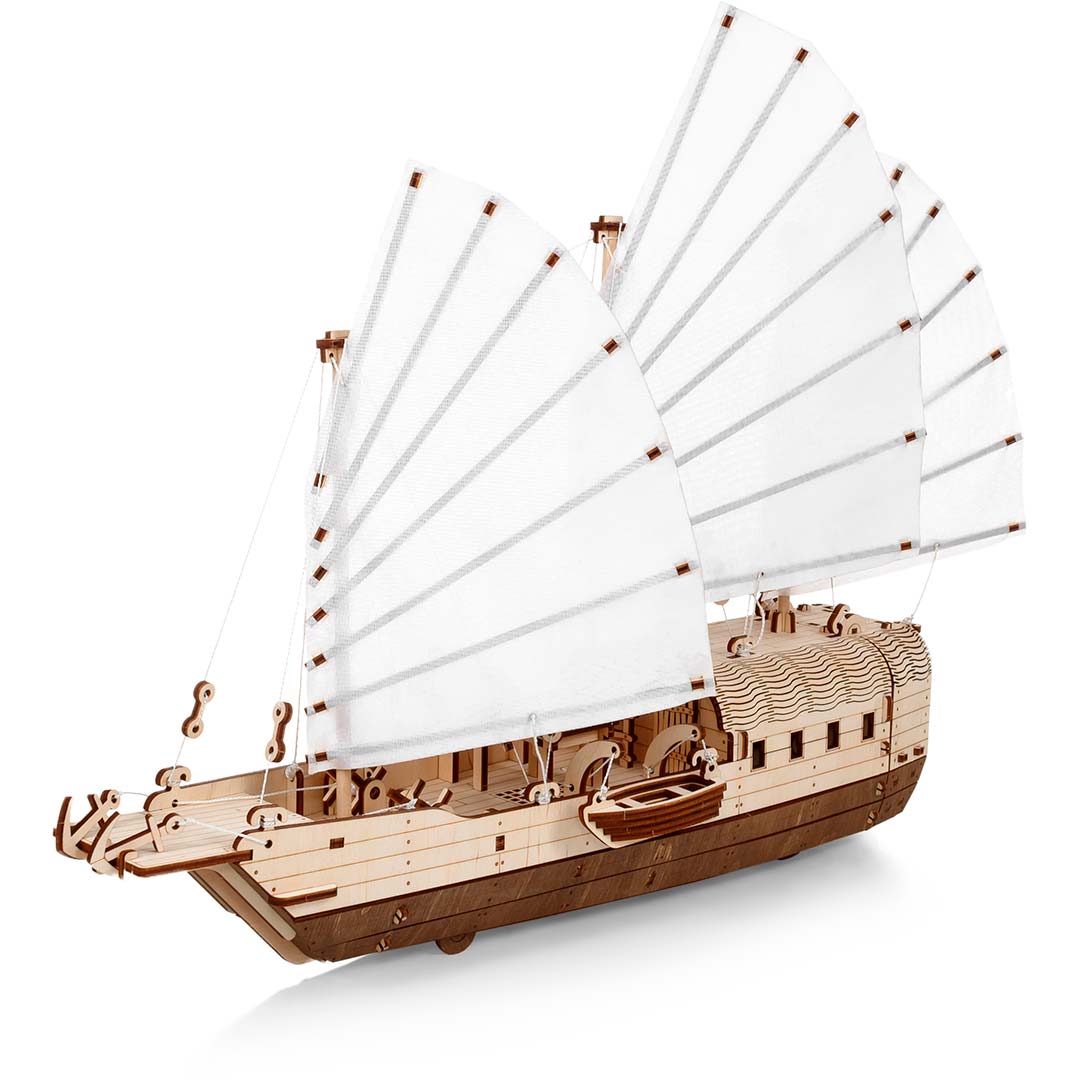 Asiatisches Schiff (Djong) - 3D Holzbausatz