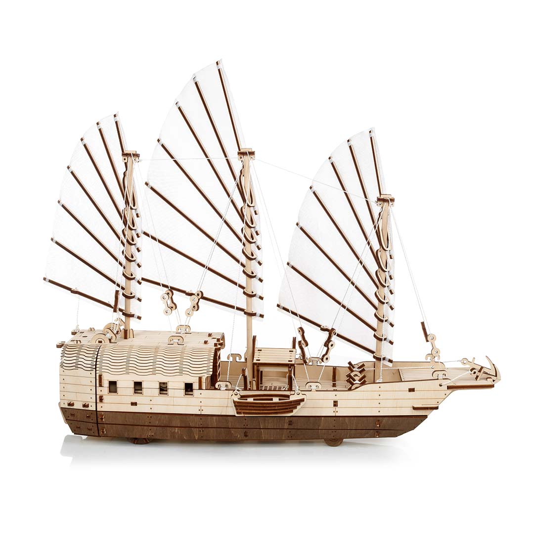 Asiatisches Schiff (Djong) - 3D Holzbausatz