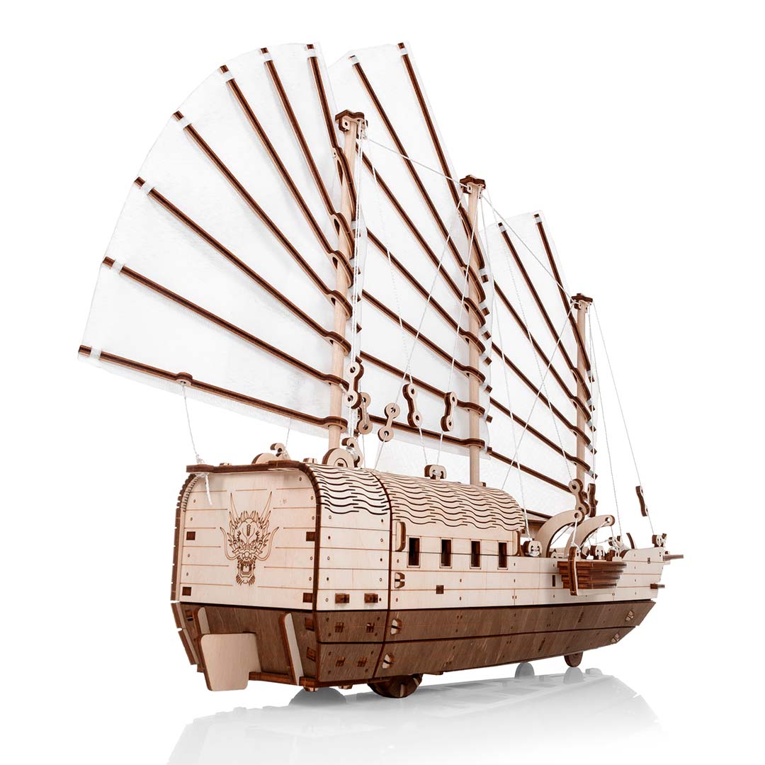 Asiatisches Schiff (Djong) - 3D Holzbausatz