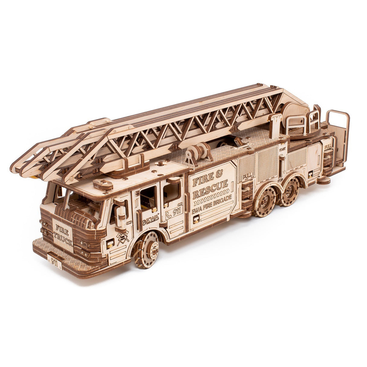 Feuerwehrauto - 3D Holzbausatz