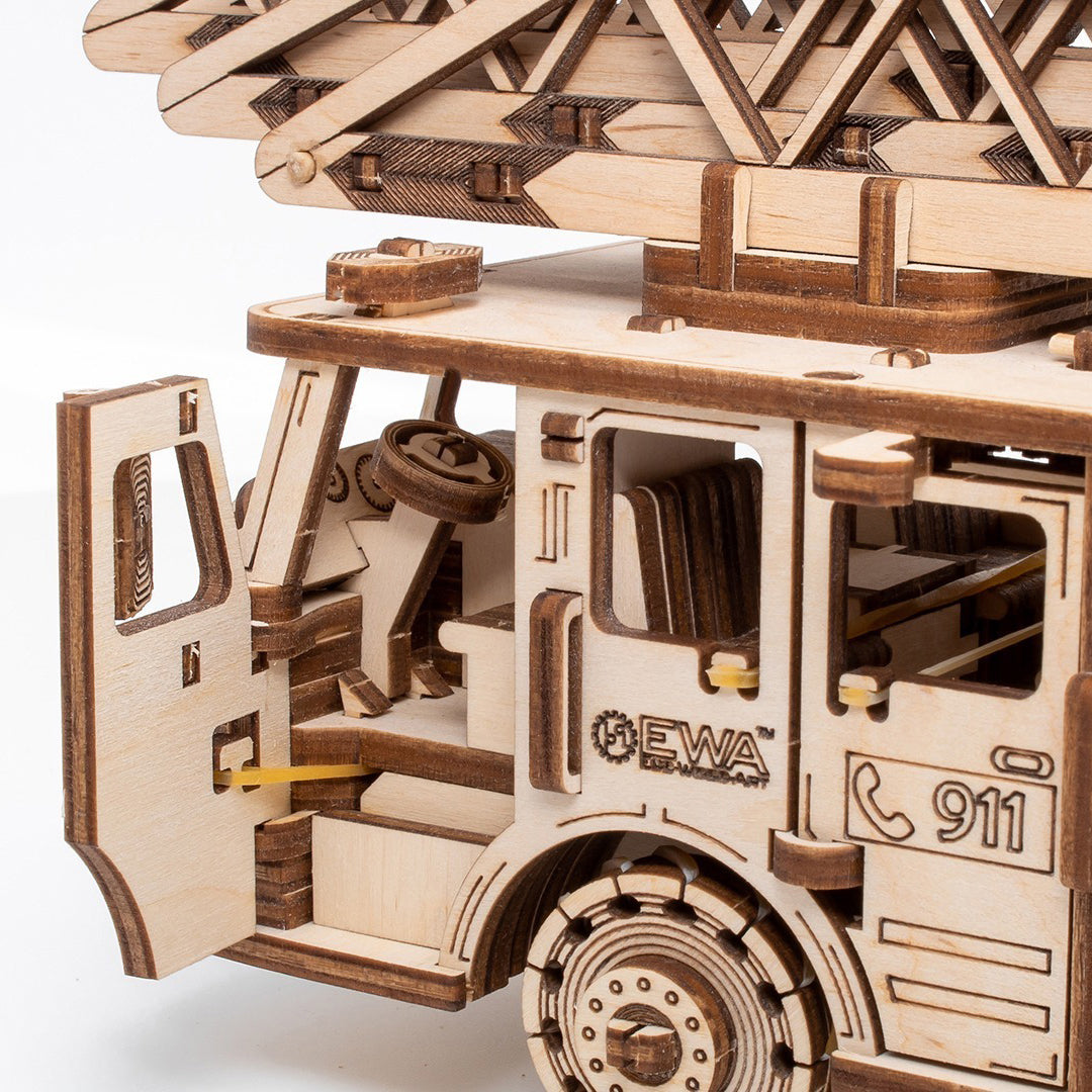 Feuerwehrauto - 3D Holzbausatz