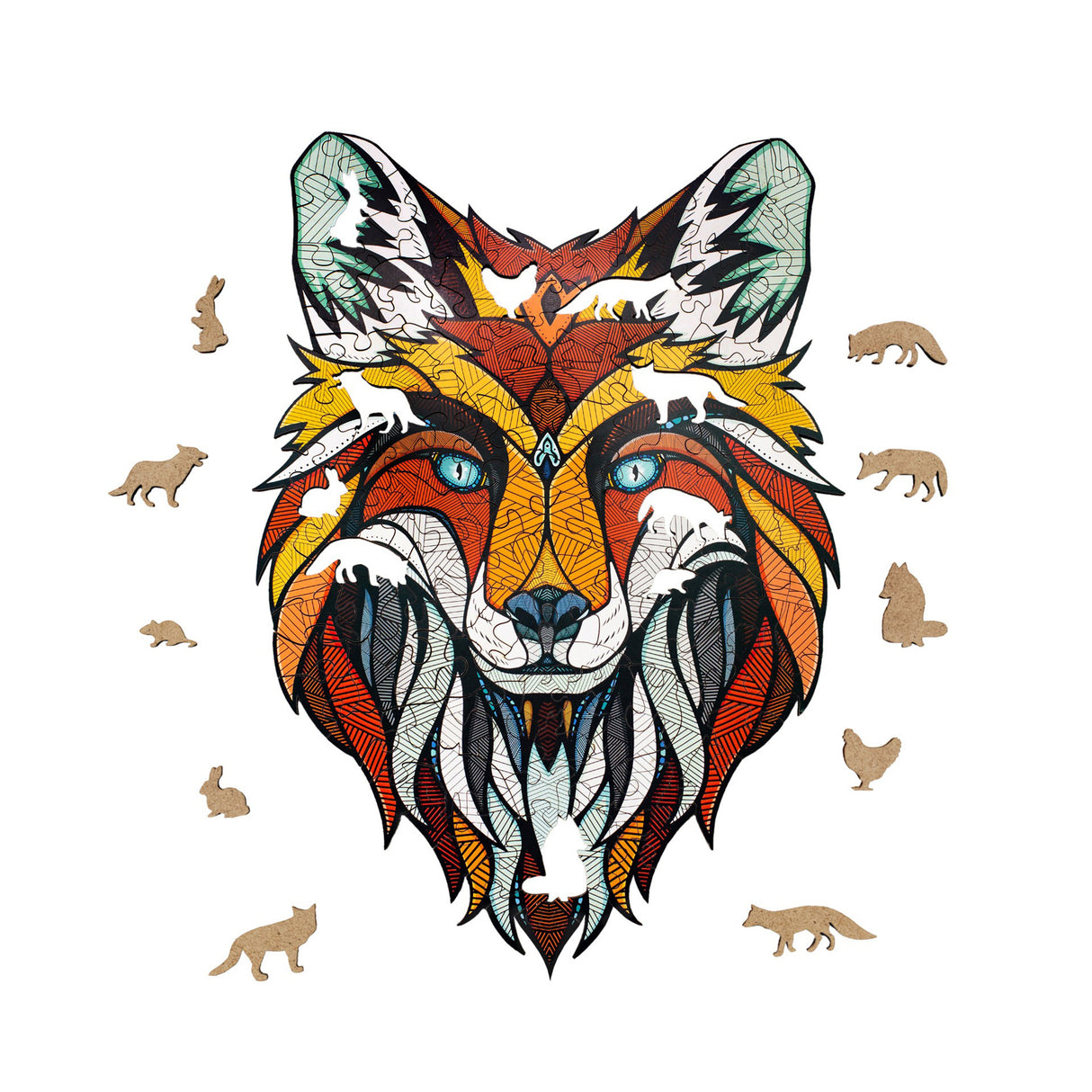 Fuchs (141 Teile) - Holzpuzzle