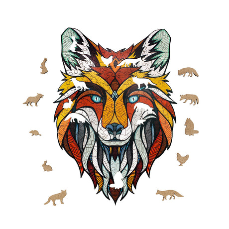Fuchs (141 Teile) - Holzpuzzle