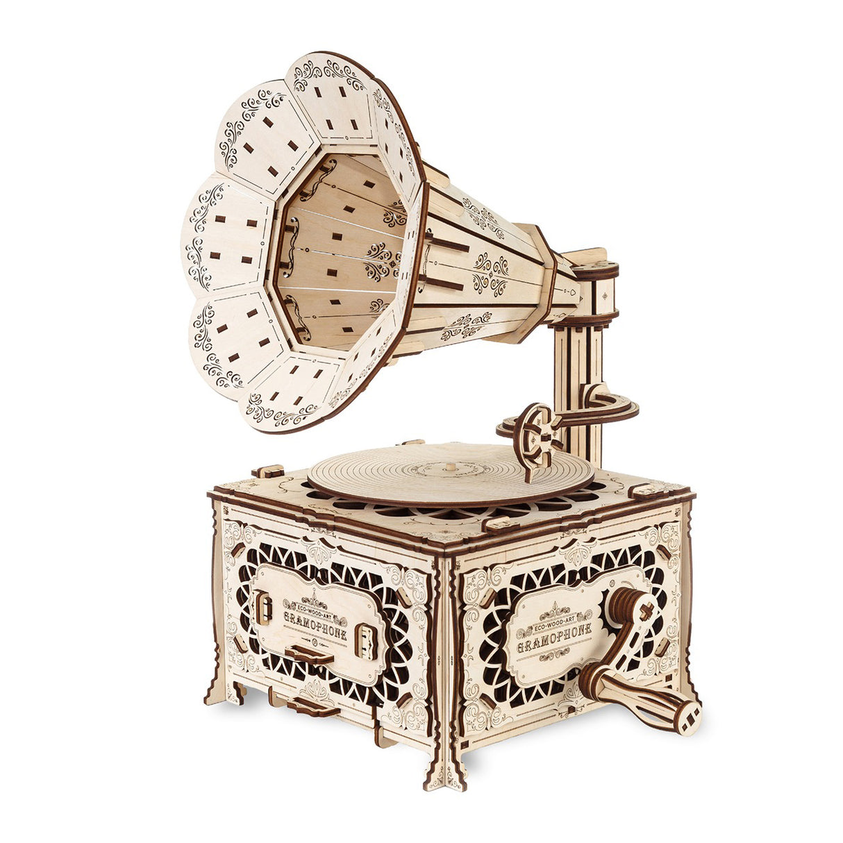 Grammophon - 3D Holzbausatz