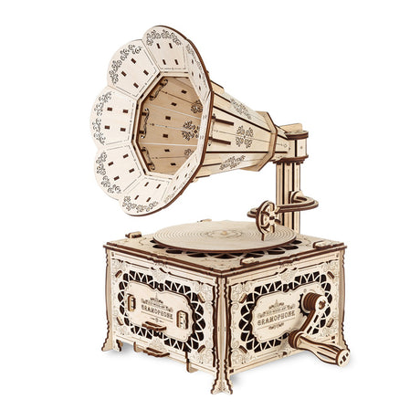 Grammophon - 3D Holzbausatz
