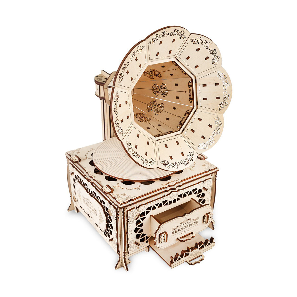 Grammophon - 3D Holzbausatz