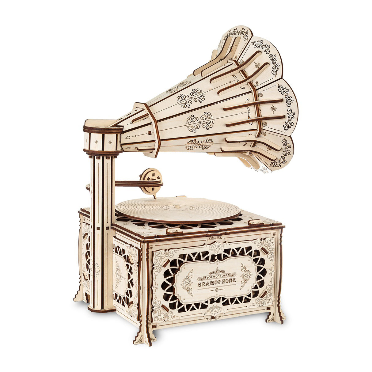 Grammophon - 3D Holzbausatz