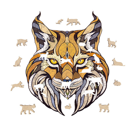 Luchs (139 Teile) - Holzpuzzle
