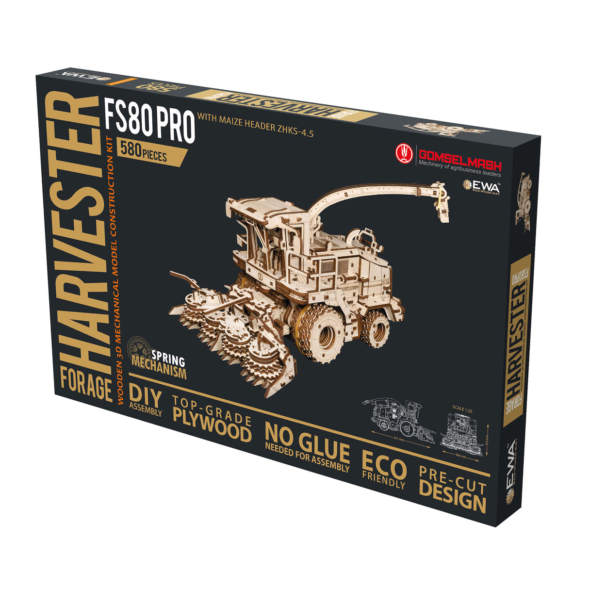 Mähdrescher FS80 - 3D Holzbausatz