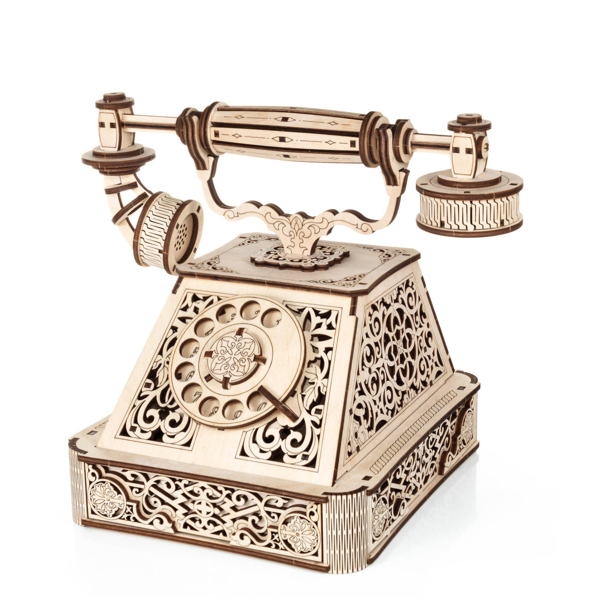 Retro Telefon - 3D Holzbausatz