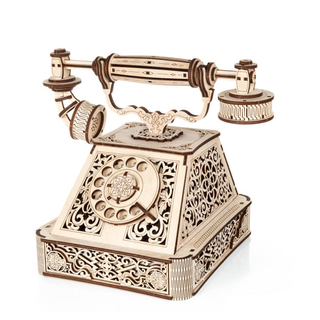 Retro Telefon - 3D Holzbausatz