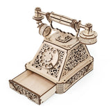 Retro Telefon - 3D Holzbausatz