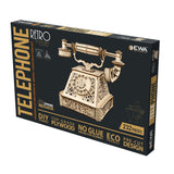 Retro Telefon - 3D Holzbausatz
