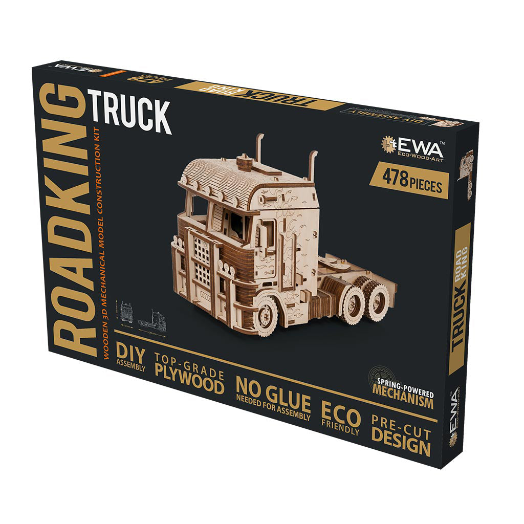 Sattelschlepper Road King - 3D Holzbausatz