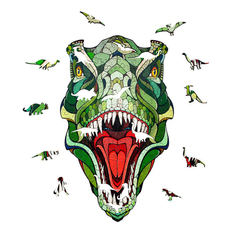 T-Rex (129 Teile) - Holzpuzzle