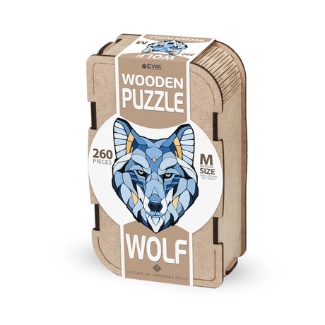 Wolf ( 260 Teile) - Holzpuzzle