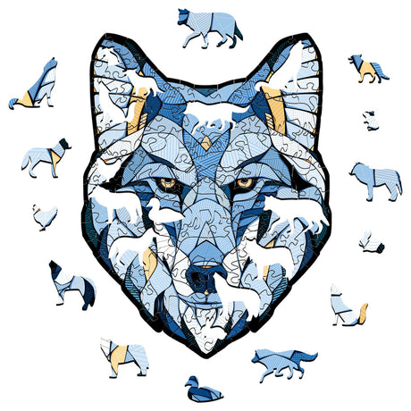 Wolf ( 260 Teile) - Holzpuzzle