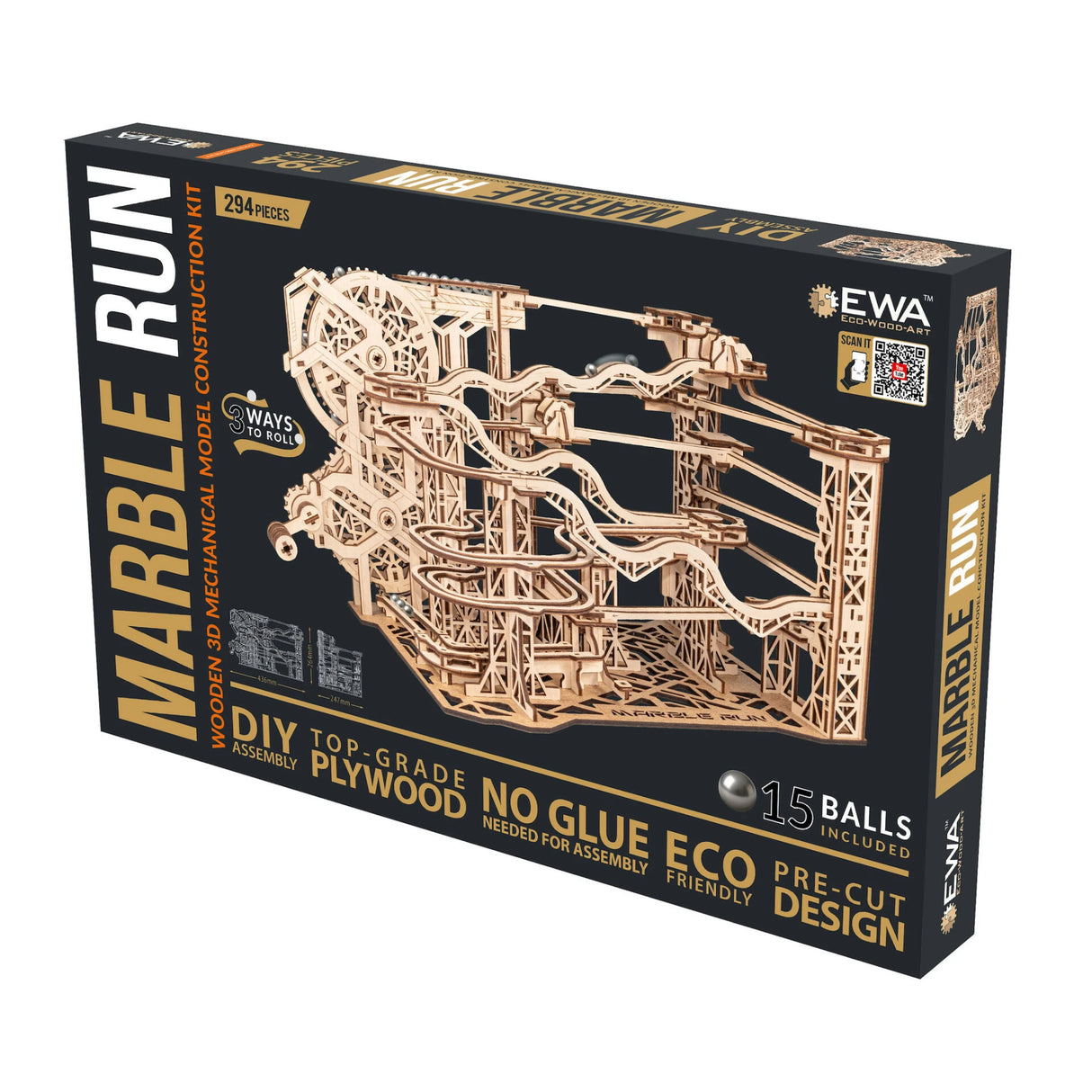 Marble Run - 3D Holzbausatz