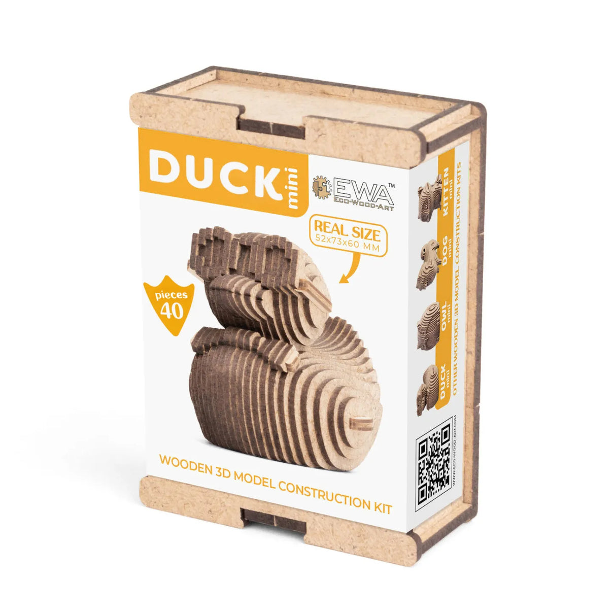 Mini Ente - 3D Holzbausatz