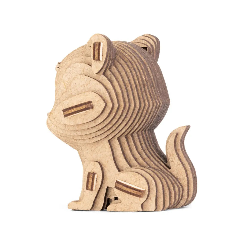 Mini Katze - 3D Holzbausatz