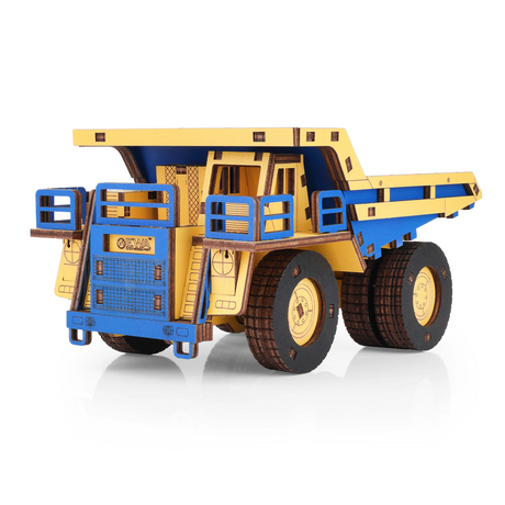 Muldenkipper BELAZ 7558 - 3D Holzbausatz