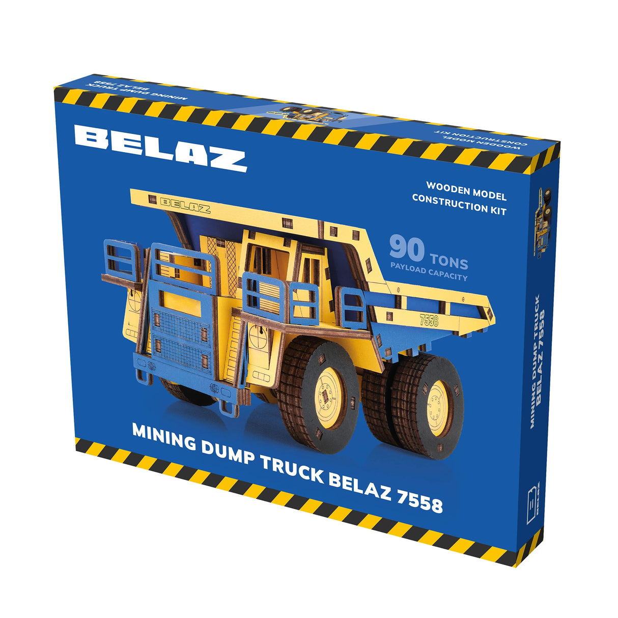 Muldenkipper BELAZ 7558 - 3D Holzbausatz