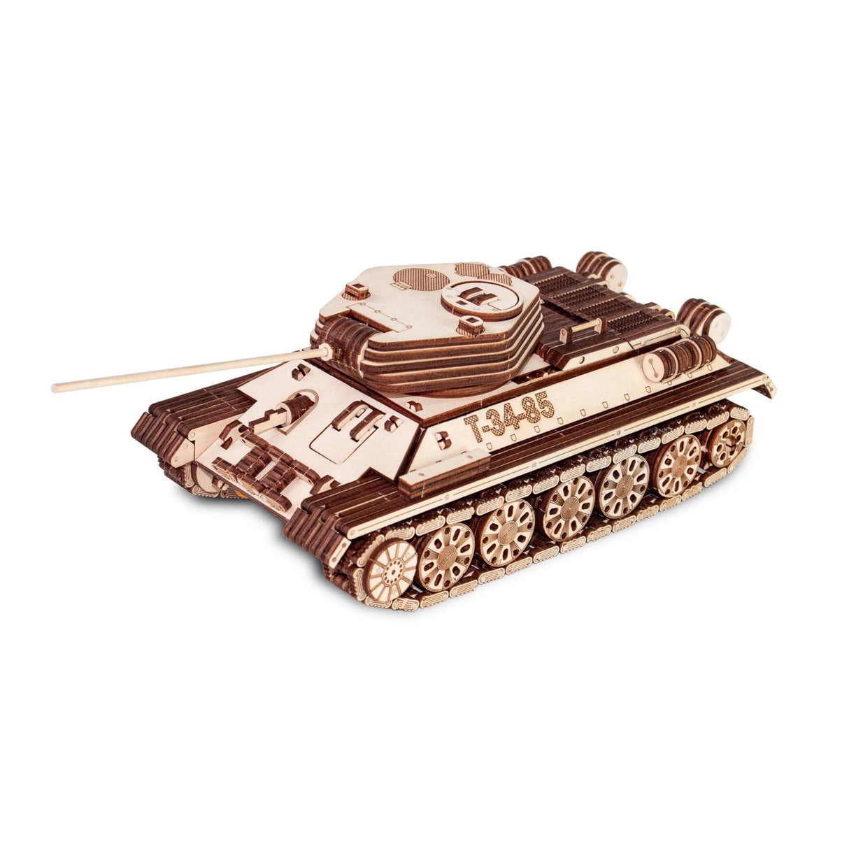 Panzer T-34-85 - 3D Holzbausatz