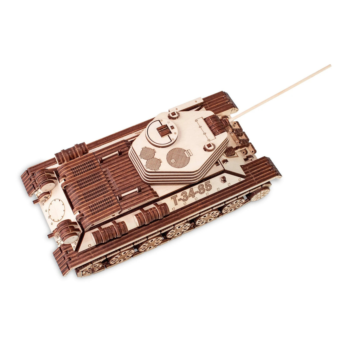 Panzer T-34-85 - 3D Holzbausatz