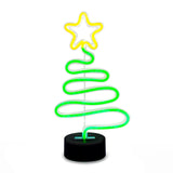 Festlicher Neon Weihnachtsbaum - Weihnachtsbeleuchtung