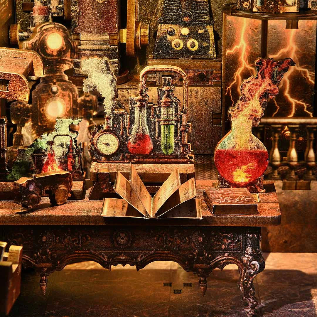 Mad Scientist's Lab - Book Nook