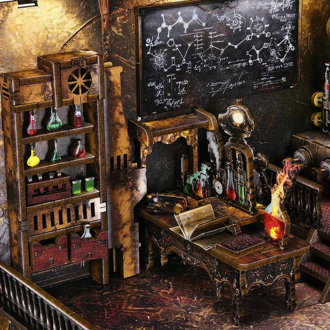 Mad Scientist's Lab - Book Nook