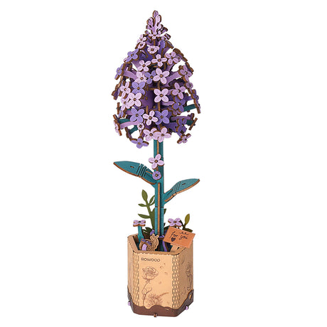 Flieder - Holzbausatz Blume