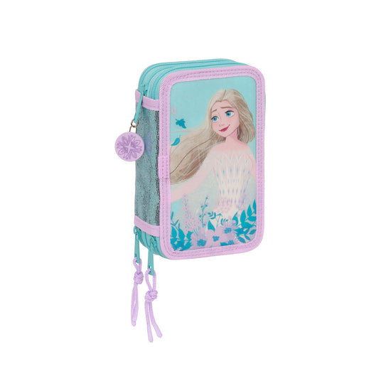 Safta - Frozen - Die Eiskönigin "Hello Spring" - Etui inkl. Stifte, Spitzer, Lineal und Radiergummi (36 Teile)