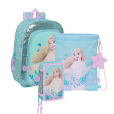 Frozen "Hello Spring" - Schulset (Rucksack, Etui & Turnbeutel)