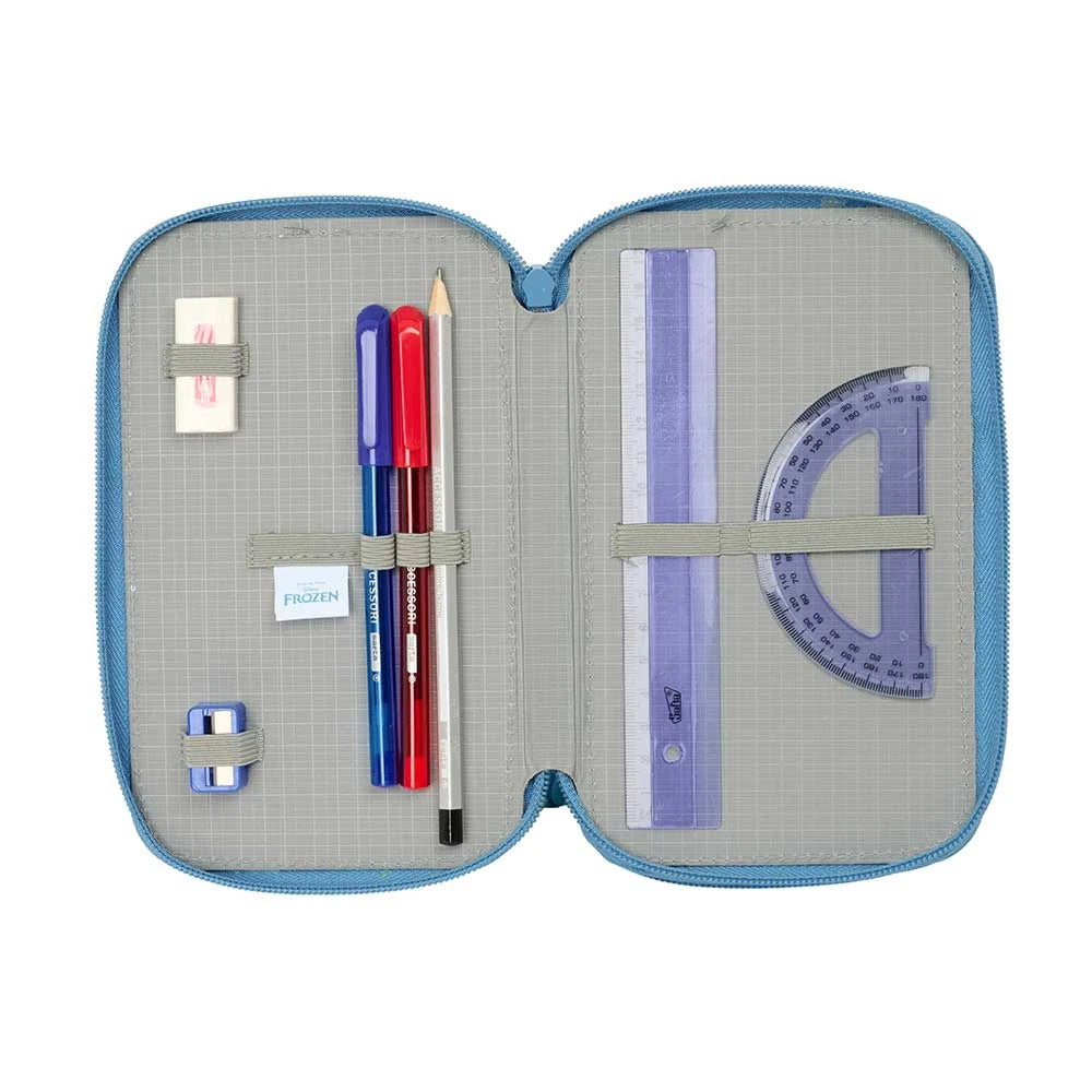 Frozen "Snow Glow" - Etui inkl. Stifte, Spitzer und Radiergummi (37 Teile)