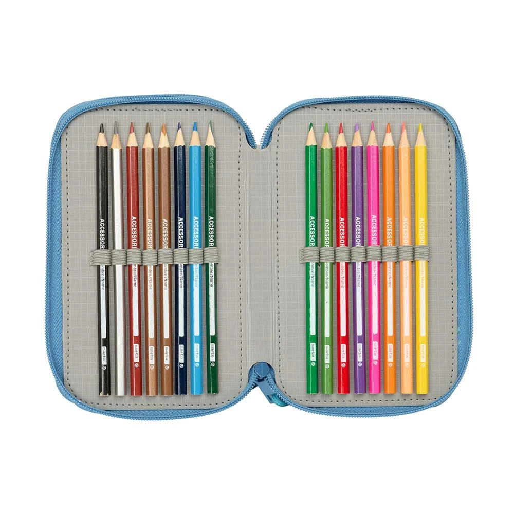 Frozen "Snow Glow" - Etui inkl. Stifte, Spitzer und Radiergummi (37 Teile)
