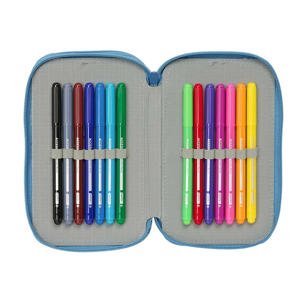Frozen "Snow Glow" - Etui inkl. Stifte, Spitzer und Radiergummi (37 Teile)