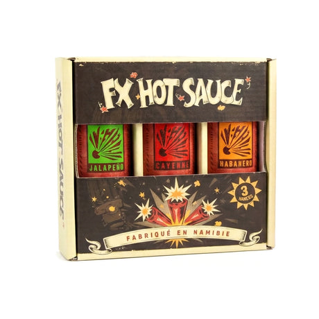 3er Geschenkset (3x 90 ml) - Scharfe Sauce