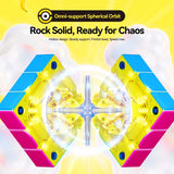 GAN V100 Minions Maglev-System mit 76 Magneten und Dual-Maglev-Technologie für 35° Auto-Alignment und flüssige Drehungen