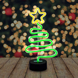 Festlicher Neon Weihnachtsbaum - Weihnachtsbeleuchtung