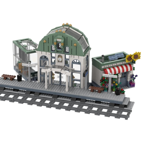 Grosser Bahnhof - Klemmbausteine