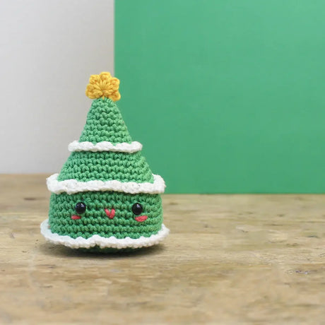 Mini Weihnachtsbaum - Häkelset