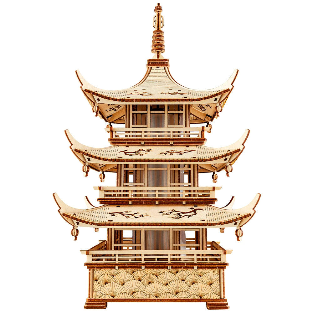 Harmony Tower - 3D Holzbausatz (Elektrisch)