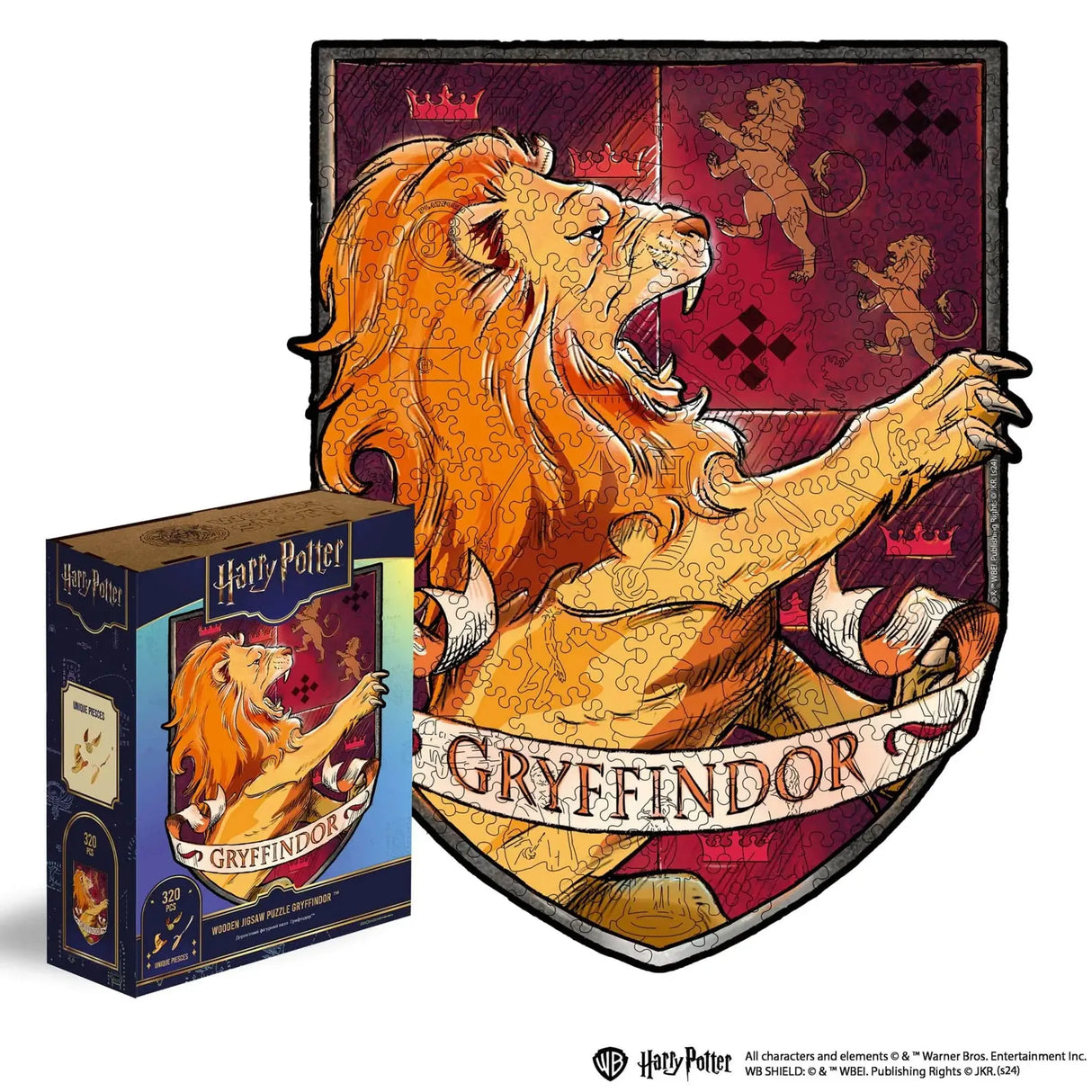 Harry Potter - Gryffindor (251 Teile) - Holzpuzzle