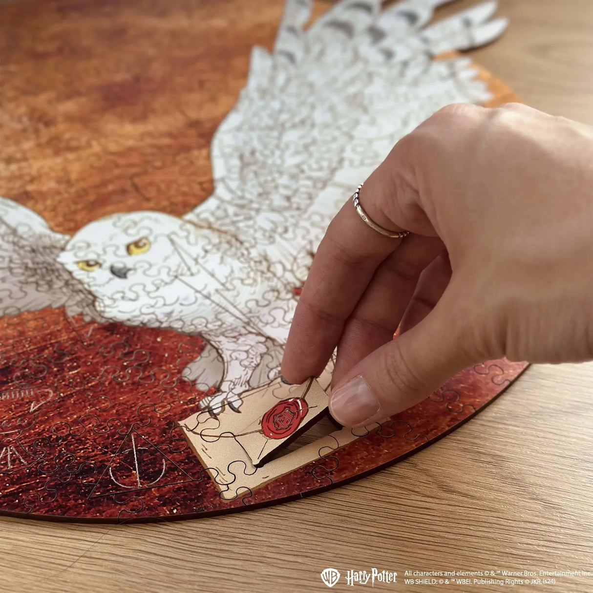 Harry Potter - Hedwig (124 Teile) - Holzpuzzle