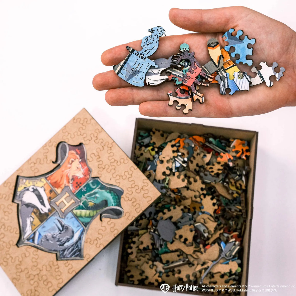 Harry Potter - Hogwarts Wappen (156 Teile) - Holzpuzzle