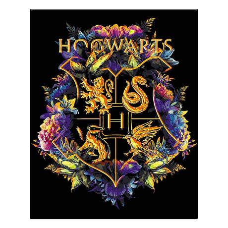 CRAFTHUB Harry Potter - Hogwarts Wappen - Malen nach Zahlen CH-HPHWP-PBN