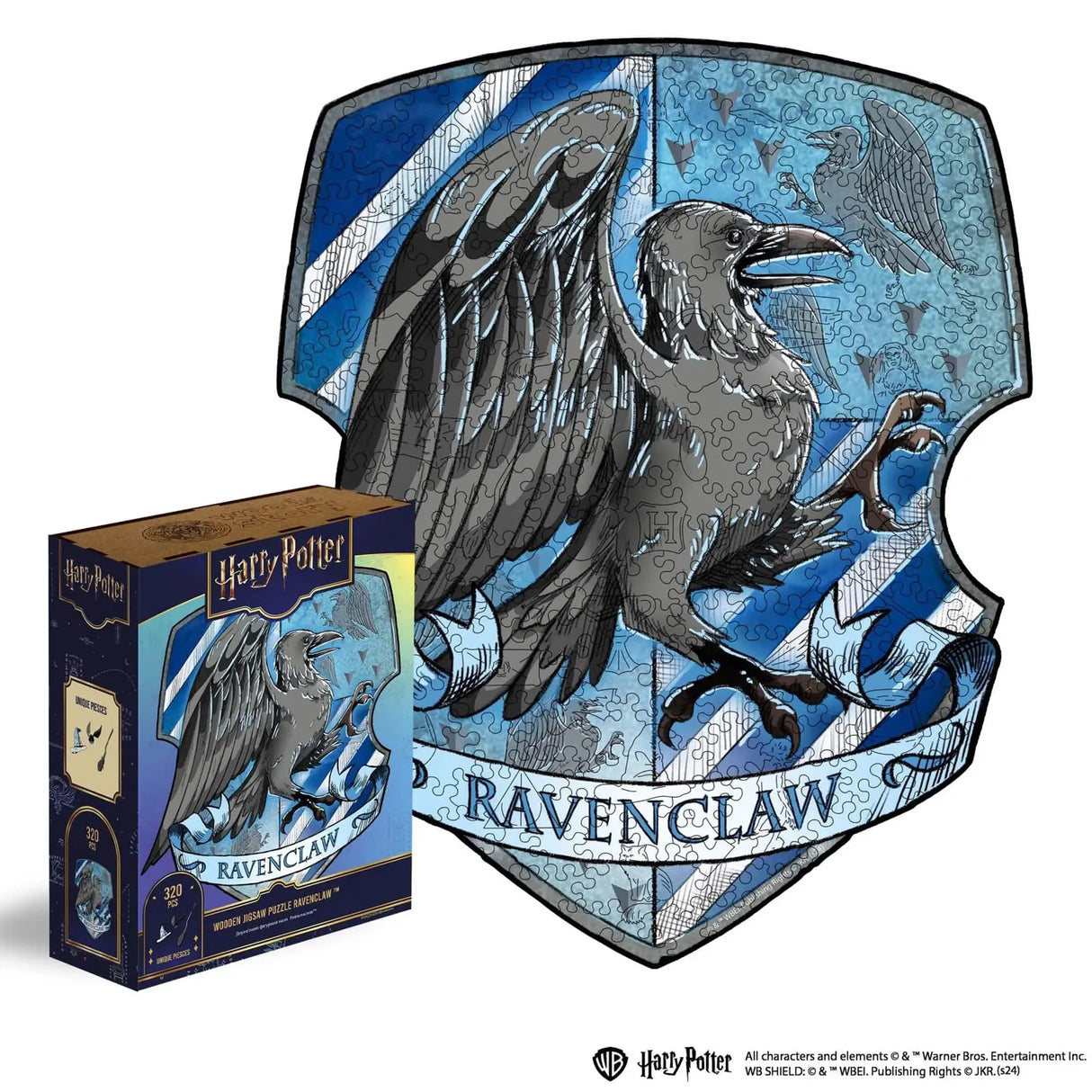 Harry Potter - Ravenclaw (261 Teile) - Holzpuzzle