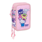 Rosa Hello Kitty Federmäppchen mit Hello Kitty und Freunden auf der Vorderseite