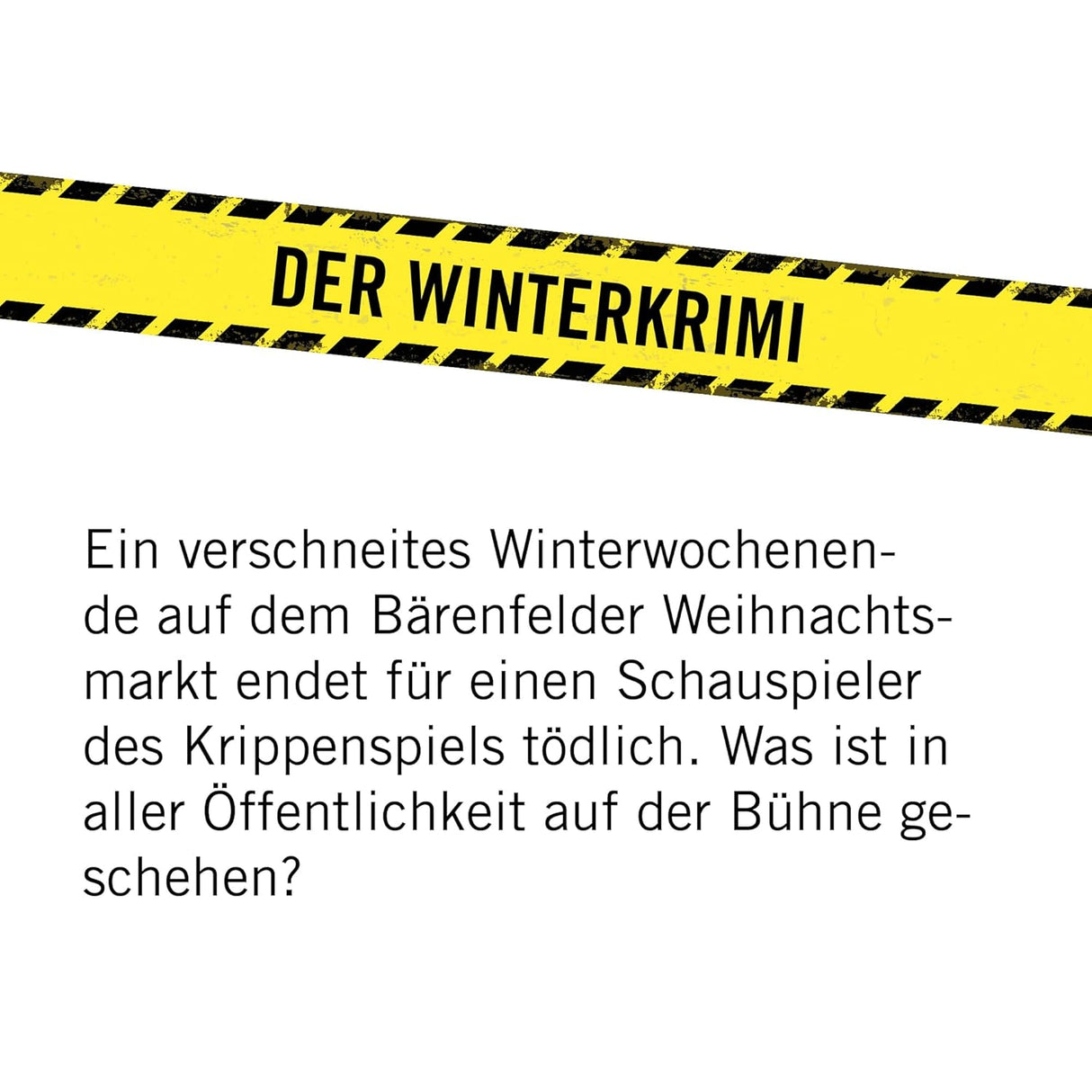 Eiskaltes Verbrechen - Krimispiel